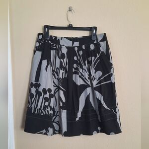 Mariella Rosati Italian Skirt Split Two Tone Unique Linen Feel